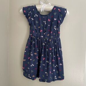 Carter’s Dress in Navy with floral/animal print. Size 2T